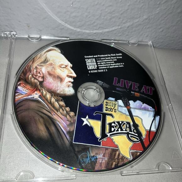 Cd Disc Only Willie Nelson Live At Billy Bob's Texas No Bonus Dvd Some Scratches - Picture 1 of 2